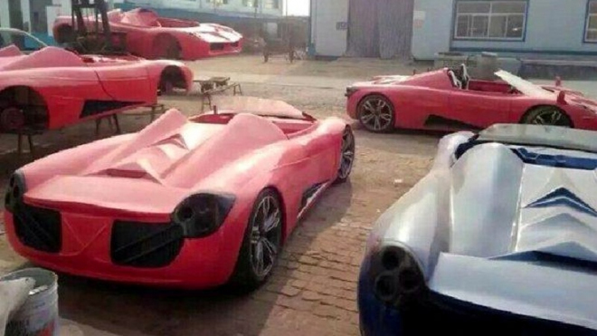 V Číně staví levné kopie Pagani, výsledný stroj má jen jeden háček