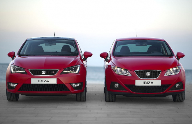 Seat Ibiza: vývoj designu v obrazech a první fotky Ibizy FR 2012