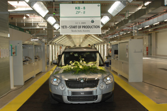 Škoda Yeti: výroba již běží, prohlédněte si první video