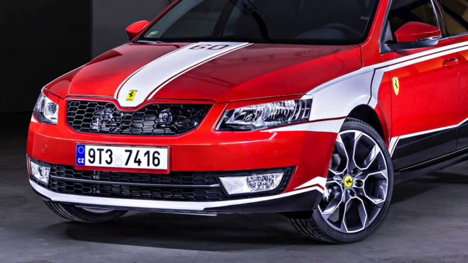 Škoda Octavia Combi Ferrari opravdu není takový nesmysl, jak se může zdát
