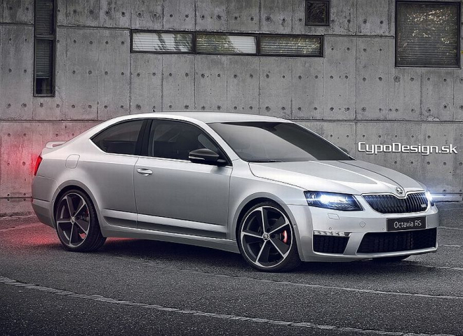 Škoda Octavia III RS Coupe: a co rovnou třídvéřové RS? (ilustrace)