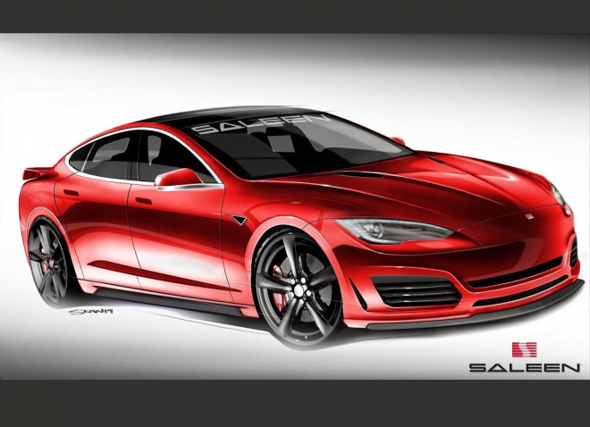 Saleen Tesla Model S ukázal svou podobu, přibude výkon i karbonové brzdy