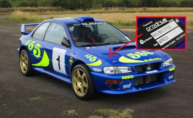 Kupte si první Subaru Impreza WRC s dvojicí dveří, je to kus historie