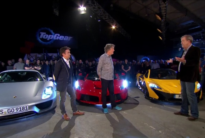 Top Gear: Ferrari a McLaren brání srovnání LaFerrari a P1 s 918 Spyder