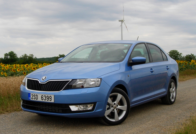 Test Škoda Rapid 1,6 TDI: přesně podle síťového grafu