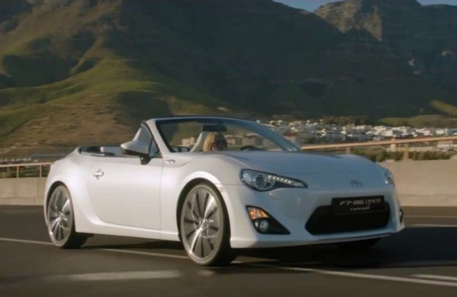 Toyota FT-86 Open v akci: podívejte se na první video s otevřenou GT 86