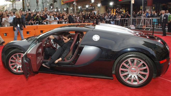 Tom Cruise už si u Bugatti nesmí koupit auto, ač je jedním z nejslavnějších klientů