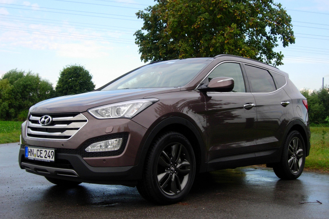 První test Hyundai Santa Fe 2012: správná strana Síly