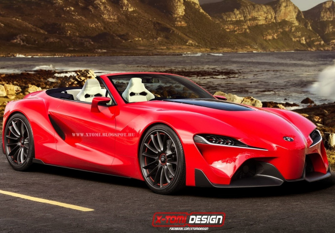 Toyota FT-1 a Lexus RC F přišly o střechu, ale jen na počítači (ilustrace)