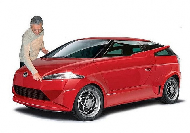 Tata chystá vůz s kompozitní karoserií a designem autora Lamborghini Countach