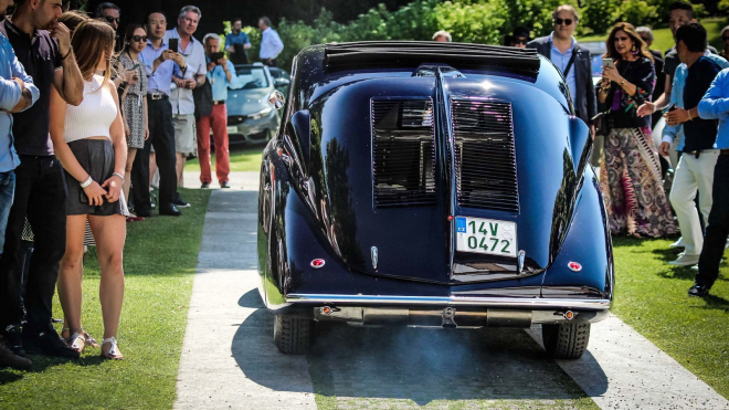 Tato krásná Tatra byla jediným českým autem na nejslavnější přehlídce elegance