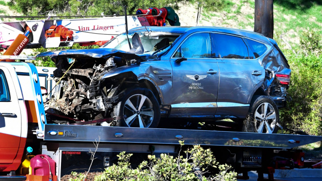 Policie už ví, co způsobilo těžkou nehodu Tigera Woodse, příčinu ale odmítá zveřejnit