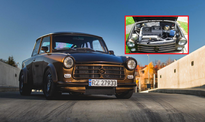 Trabant Turbo Quattro: bakelitová střela udělá 0-200 za 15,5 s