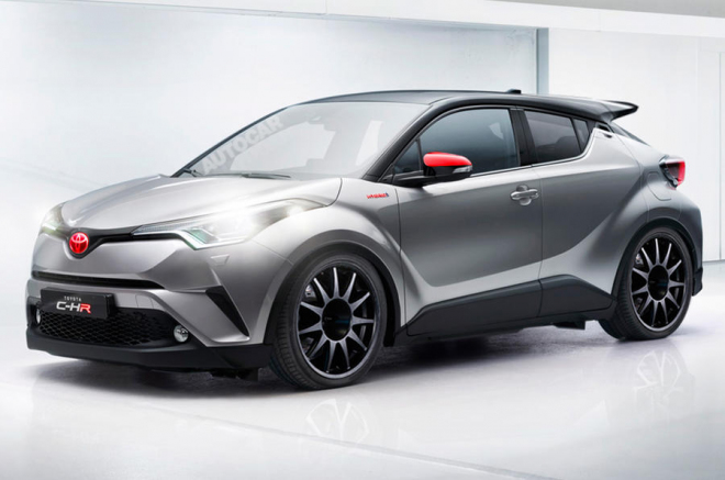 Ostrá Toyota C-HR vypadá lákavě, zatím je ale jen přáním techniků