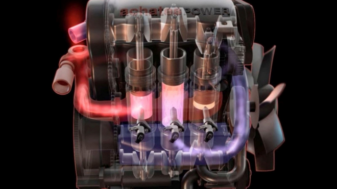 Nový motor s protiběžnými písty slibuje vysoký výkon s malou spotřebou. Jak funguje?