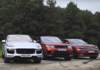 Top Gear srovnal RR Sport SVR, Cherokee SRT a Cayenne Turbo S. Lidé to neberou (video)