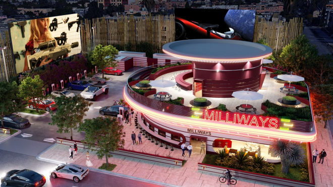 Tesla dokončila svou první vlastní restauraci postavenou okolo Superchargerů, tady jsou první skutečné fotky