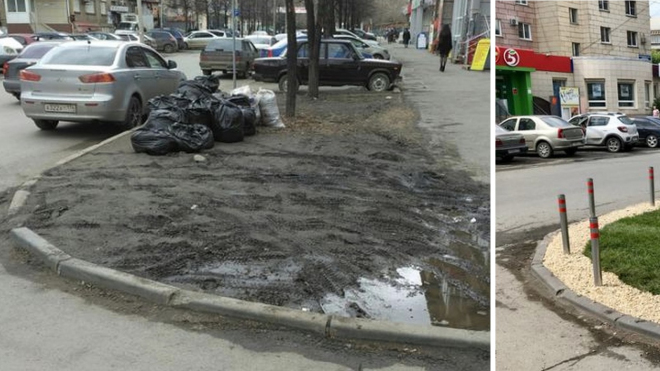 Občan byl unaven stavem silnic a chodníků u domu, tak si je natruc úřadu upravil sám
