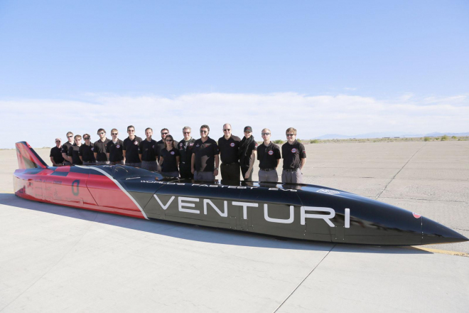 Venturi VBB-3 chce být nejrychlejším elektromobilem světa, ženou jej 3 000 koní