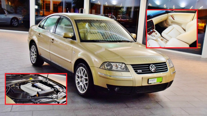 K mání je krásný VW Passat W8 s manuálem, toto byl lidový luxus