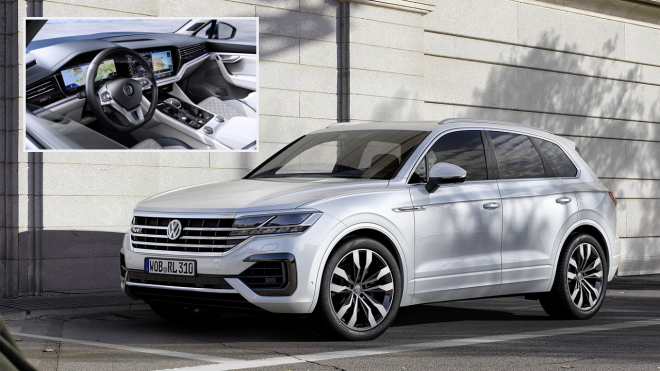 Nový Touareg je venku jako vlajková loď VW. Jeho interiér je prý totální revoluce