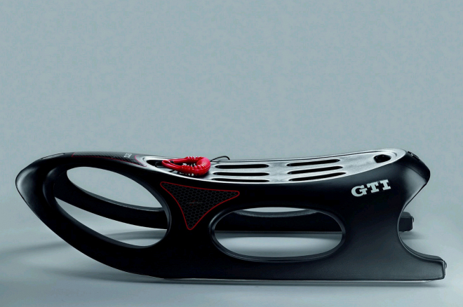 Sáňky Volkswagen GTI: je libo turbosáně?