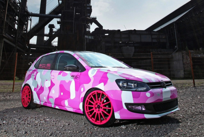 Volkswagen Polo od CFC: armádní tuning v dámském balení