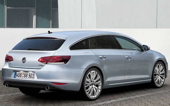 VW CC Shooting Brake: stylové kombi dorazí v roce 2015, s délkou 5 metrů