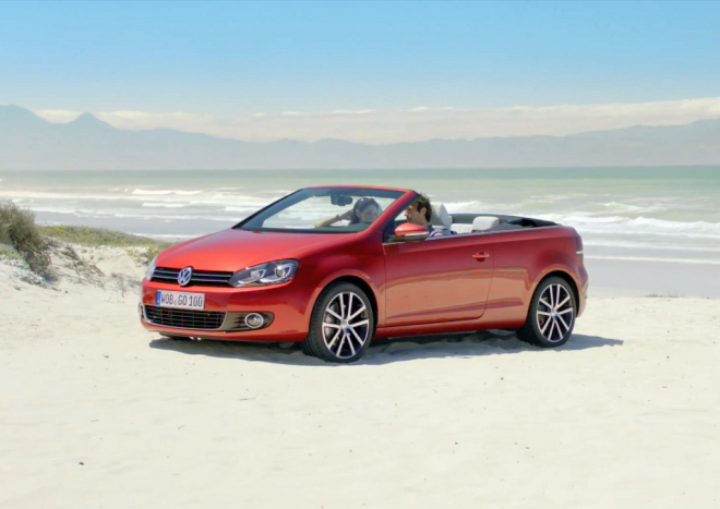 VW Golf Cabriolet a VW Tiguan 2011 na prvních videích
