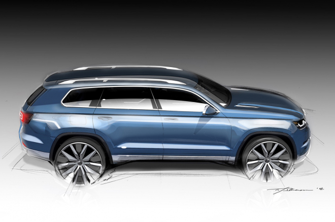 Škoda potvrdila své velké SUV pro rok 2015, vyšlápne si na Hyundai Santa Fe