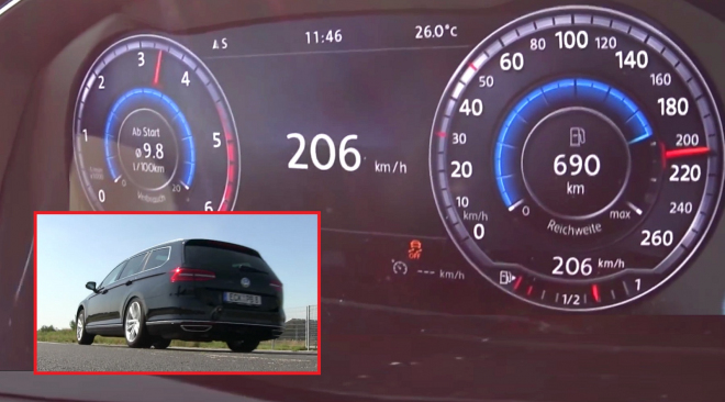 Jak rychlý může být kombík s 2,0 TDI a „chipem”? Tento Passat má 315 koní (video)