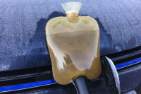 Také elektrická auta mají v zimě potíže, těmto přimrzá nabíječka k zásuvce