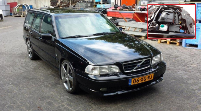 Staré Volvo V70 s novým V6 turbo od Polestaru je parádní kombinace