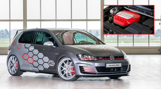 VW Golf GTI Heartbeat má pod kapotou 400 koní a manuální řazení