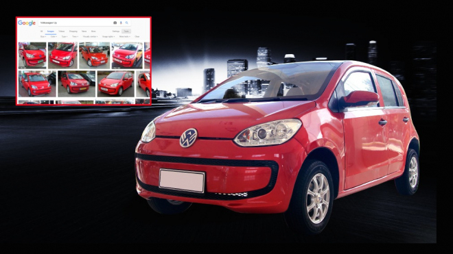 Číňané nestoudně zkopírovali VW up!, včetně loga. Plagiát zmátl i Google