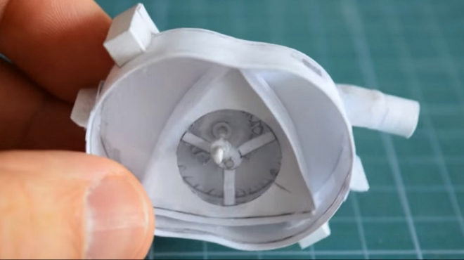 Plně funkční papírový Wankel jasně ukazuje výhodu rotačních pístů (videa)