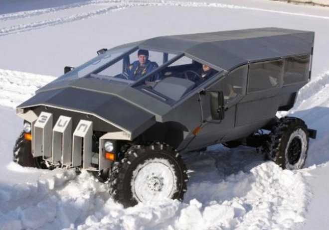 ZiL odhalil ruský Hummer, vypadá jak z Měsíce