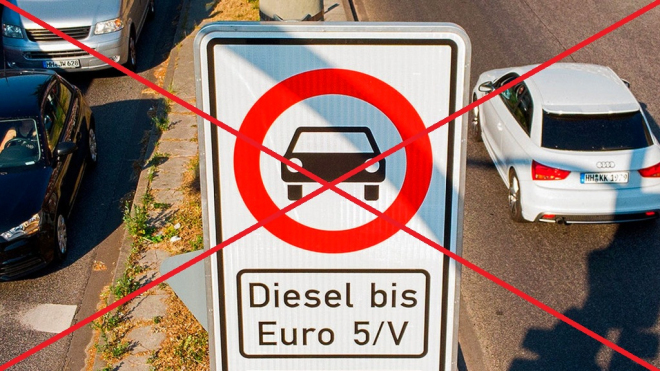 Německé zákazy vjezdu dieselů dostaly tvrdou ránu, ovzduší se lepší i bez nich